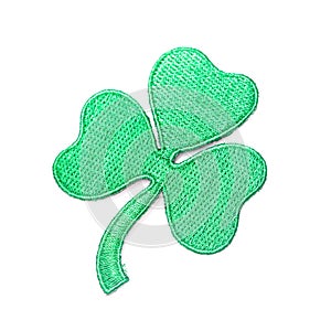 Embroidered shamrock