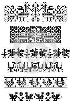 Embroidery, borders