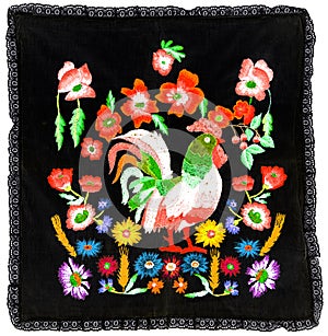 Embroidery, folk arts and crafts, handmade