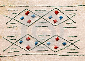Embroidery, folk arts and crafts, handmade