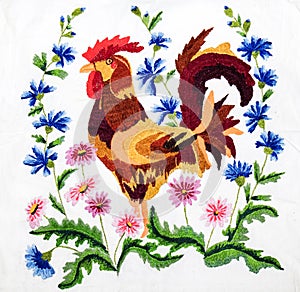 Embroidery, folk arts and crafts, handmade