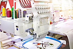 Embroidery industrial machine