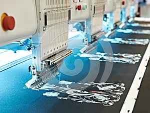 Embroidery industrial machine