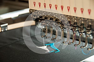 Embroidery machine stiching