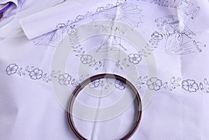 Embroidery Pattern and Hoop