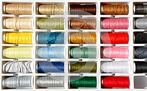Embroidery yarn bobbins