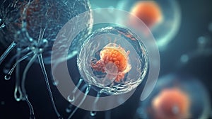 Embryonic stem cells. Generative AI