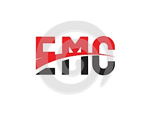 EMC Letter Initial Logo Design Vector Illustration