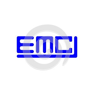 EMC letter logo creative design with vector graphic, EMC