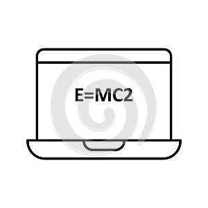 Emc2 Vector icon which can easily modify or edit