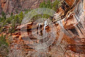 Emeral Pool Waterfall at Zion National Park