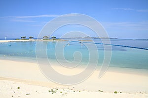 Emerald beach in Ocean Expo park, Okinawa