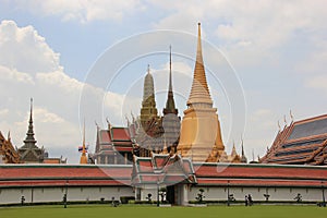 Emerald Buddha Temple in Bangkok, Thailand