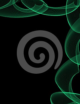 Emerald Cascade Abstract Background