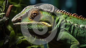 Emerald Emissary: Chameleon Close-Up