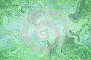 Emerald green agate transparent digital texture. Natural marbling abstraction backdrop. Digital suminagashi