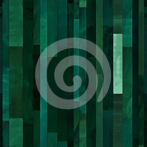 Emerald Hues Abstract Geometric Pattern Background