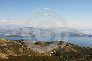 Emerald Island Corfu, Mount Pantokrator, Ionian Islands. Greece.