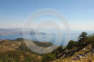 Emerald Island Corfu, Mount Pantokrator, Ionian Islands. Greece.