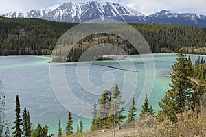 The Emerald lake in Canada