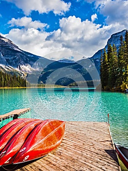 Emerald Lake in the Canadian Rockies