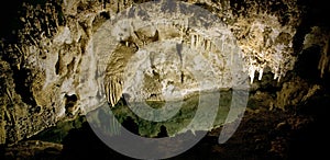 Emerald Lake in Carlsbad Caverns
