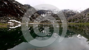 The Emerald Lake, a glacial jewel hidden in the mountains