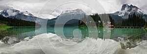 Emerald lake panorama