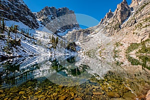 Emerald Lake, Rocky Mountains, Colorado, USA.