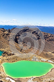 Emerald Lake. Tongariro alpine crossing. North island, New Zealand