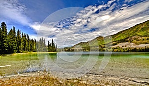 The Emerald Lake In Yukon in Canada