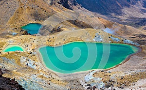 Emerald Lakes, Tongariro National Park, New Zealand