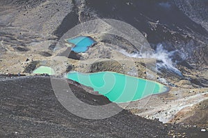 Emerald Lakes Tongariro National Park, New Zealand