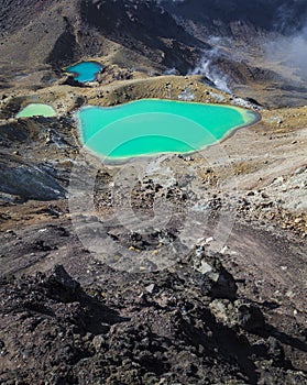 Emerald Lakes Tongariro National Park, New Zealand