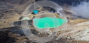 Emerald Lakes Tongariro National Park, New Zealand