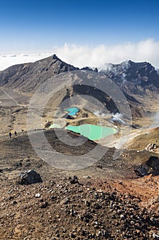 Emerald Lakes Tongariro National Park, New Zealand