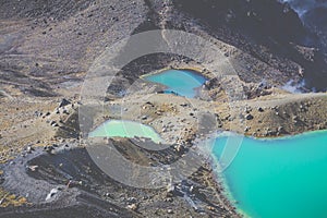 Emerald Lakes Tongariro National Park, New Zealand