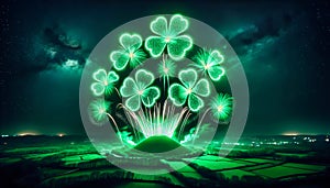 Emerald Night: St. Patrick\'s Fireworks Spectacle