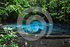 The Emerald pool, blue lagoon