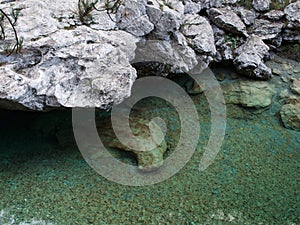 The emerald pools are a paradise in Friuli