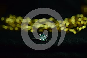 Emerald ring Is a precious gem Expensive and rare,