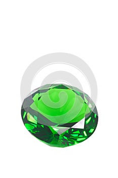 Emerald round brilliant