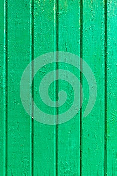 Emerald wooden panel