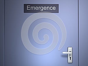 Emergence door photo