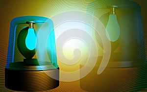 Emergency alarm lamp