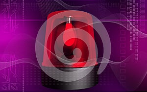 Emergency alarm lamp