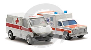 Emergency ambulance car