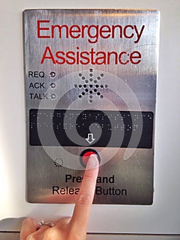 Emergency assistance button