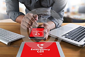 Emergency Call Center Service Urgent Accidental Hotline medical