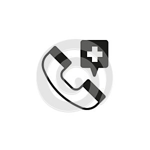 Emergency call icon photo